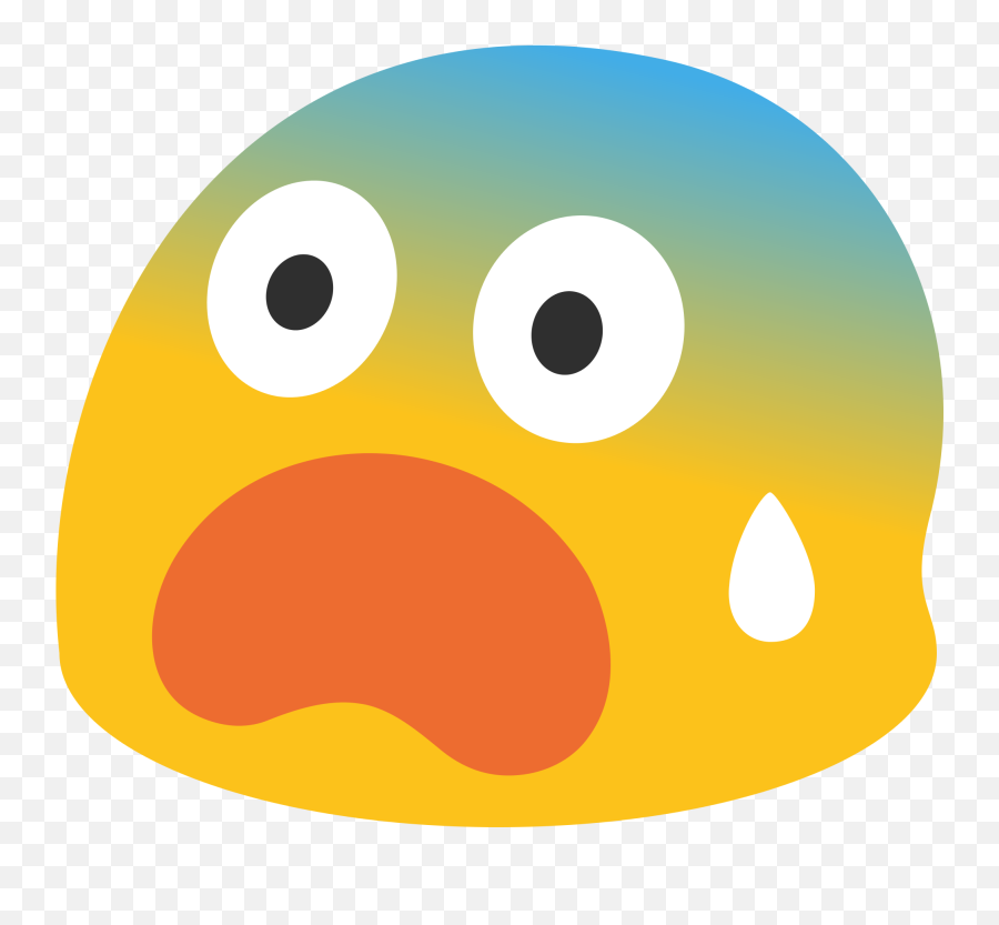 Download Nervous Emoji Google - 128 By 128 Pixels,Nervous Emoji