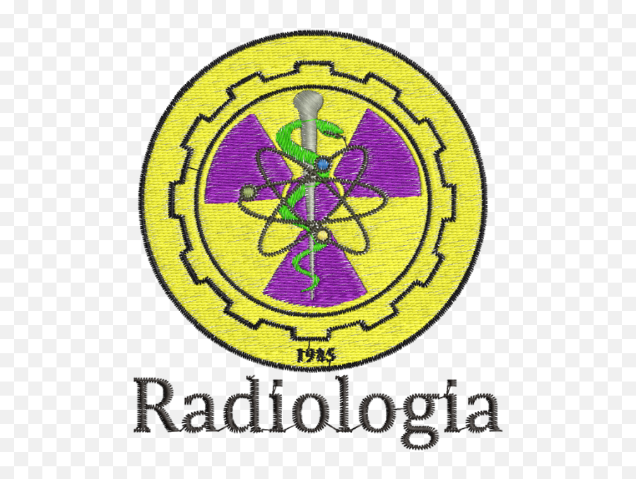 Matriz De Bordado Simbolo De Radiologia - Imagens De Radiologia Por Amor Emoji,Emoticon Simbolo De Coroa