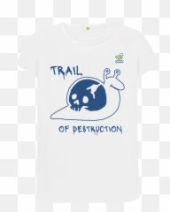 U0027trail Of Destructionu0027 - Womenu0027s Organic Climate Change T Shirt Unisex Emoji,Emoticon For Ladies