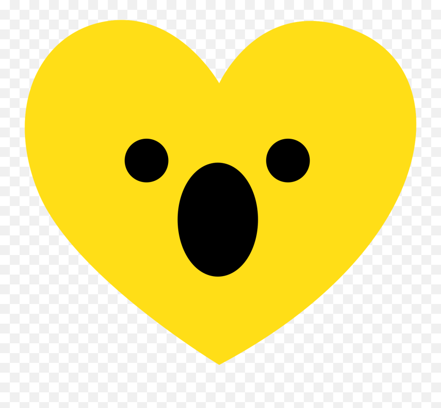 Free Heart Emoji Gasp Png With - Happy,Yellow Heart Emoji