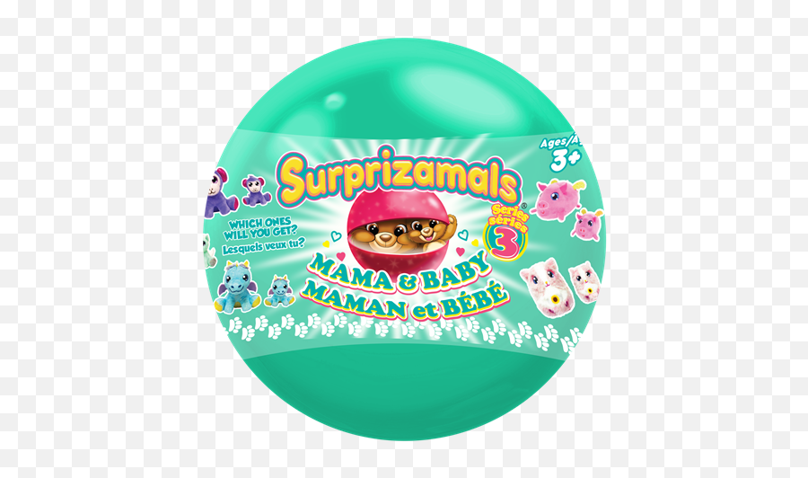 Stuffed Animals Other Stuffed Animals Loose Surprizamals - Surprizamals Mama And Baby Series 3 Emoji,Teddy Bear Emotion Wheel