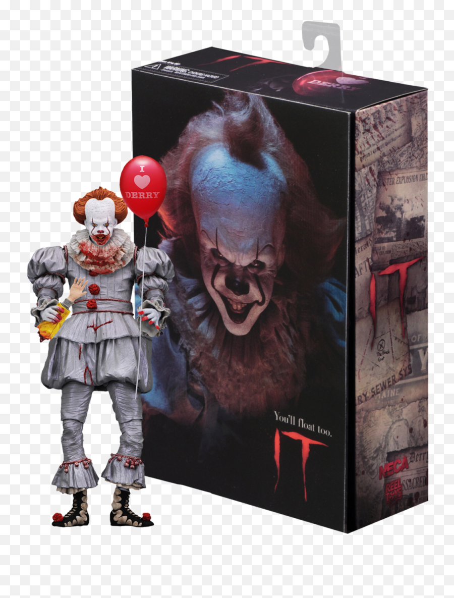 1990 It Movie Ultimate Pennywise Neca Stephen King 2018 7 Emoji,Stephen King It With Emojis