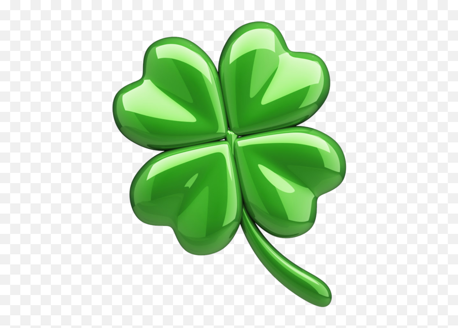 Four Leaf Clover Tfboys Clover Shamrock Leaf For St Patricks Emoji,St Patrick's And Shamrock Emoticon