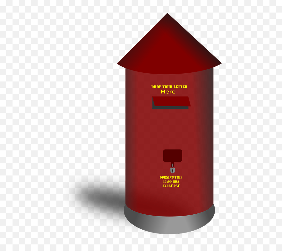 London Clipart Mailbox London Mailbox - Red Pin Postbox Vector 3d Png Emoji,Mailbox Police Emoji