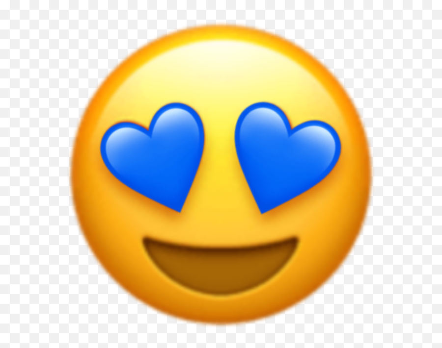 The Most Edited Bluehue Picsart Emoji,Happy Blue-eyed Emojis