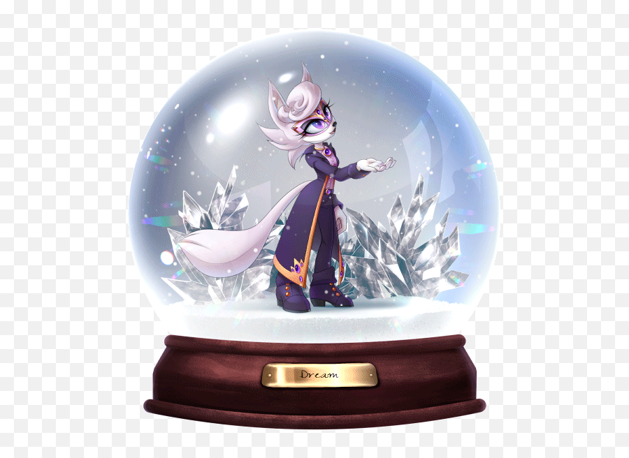 Transparent Snow Globe Gif - Mysweetdreamstory Emoji,Snow Crystal Emoji
