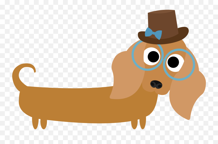 Dachshund Valentines Day - Cartoon Weiner Dog Clip Art Emoji,Weenie Dog Emoji