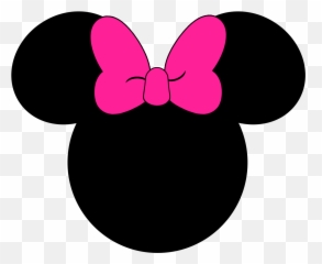 Number 4 Clipart Minnie Mouse Number 4 - Minnie Mouse Face Silhouette Emoji,Minnie Emoji