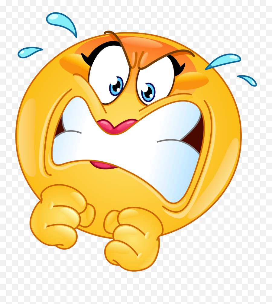 Angry Emoji Decal,Scream Emoji Transparent