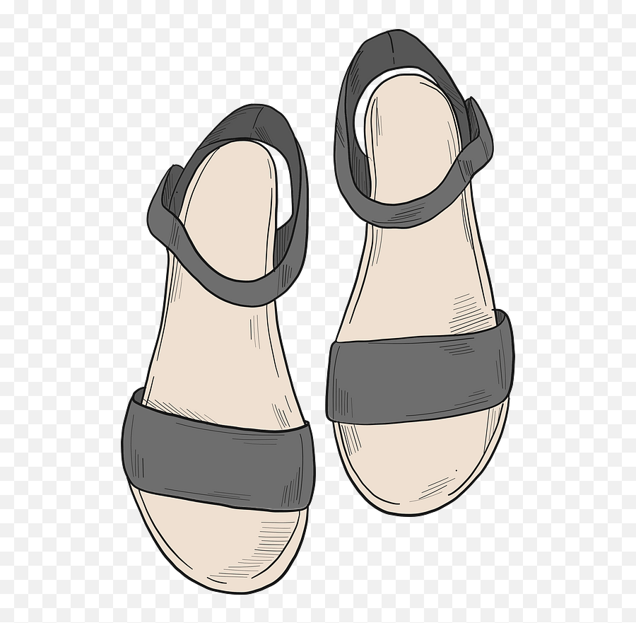 Sandals Clipart Free Download Transparent Png Creazilla - Round Toe Emoji,Flip.flop Emoji