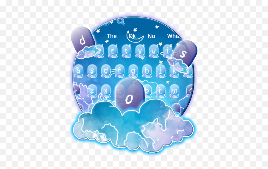 Amazoncom Doodle Sky Keyboard Theme Appstore For Android - Art Emoji,Blue Star Emoji
