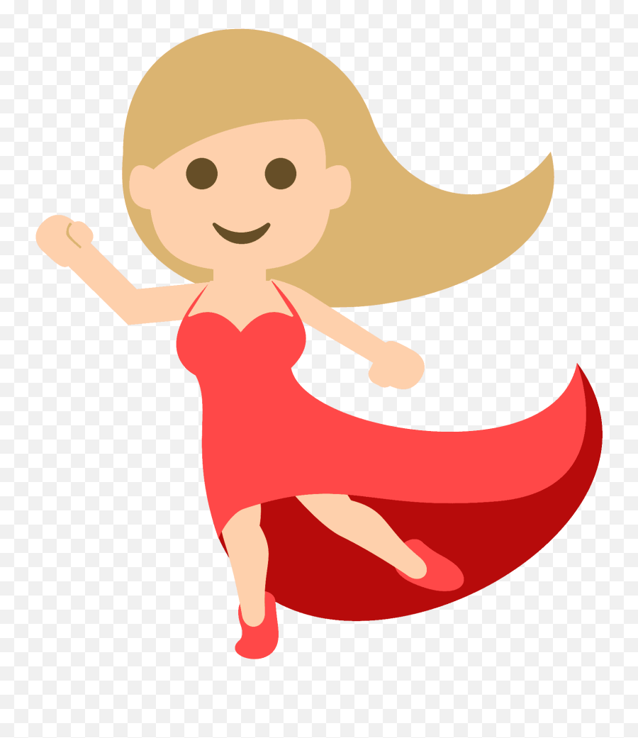 Woman Dancing Emoji Clipart - Fictional Character,Dancing Emoji For Android