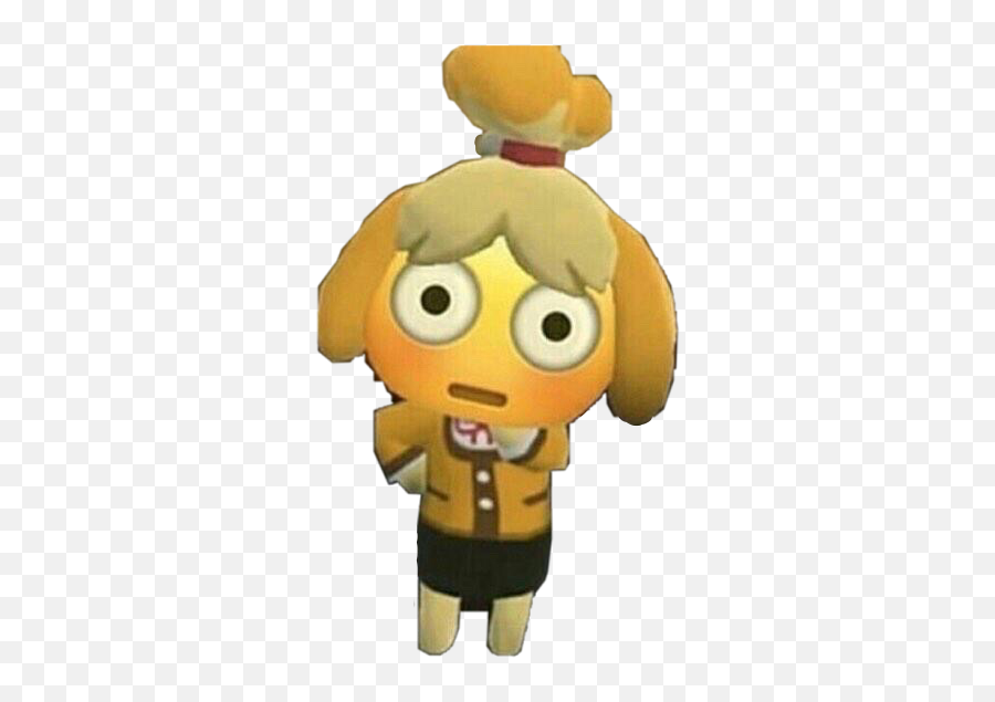 Cursed Cursedemoji Emoji Sticker - Fictional Character,Isabelle Emoji