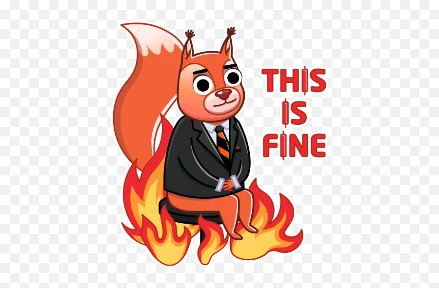 Telegram Sticker 3 From Collection Fxo Lucky Squirrel - Fictional Character Emoji,Red Squirrel Emoji