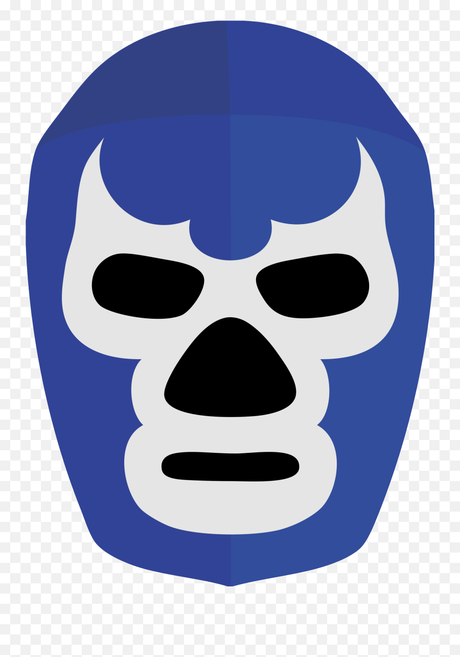 Wrestlers Clipart Easy Drawing - Mascara Blue Demon Png Emoji,Sumo Wrestler Emoji