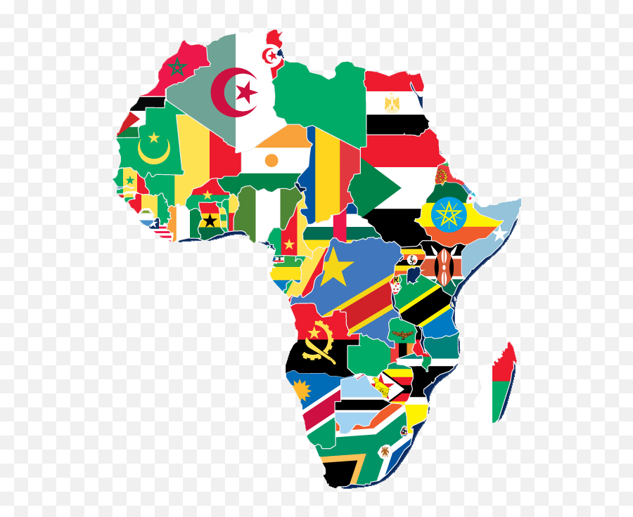 In Africa - Cool Maps Of Africa Emoji,African Flag Emoji