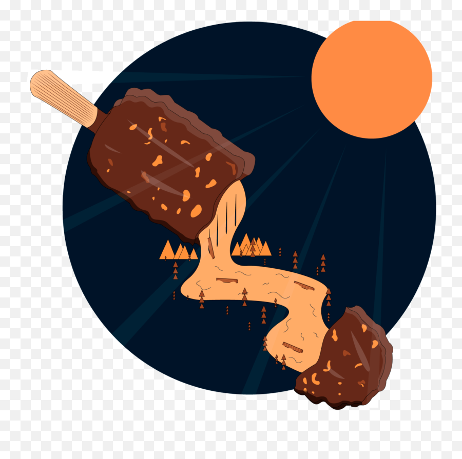 Chocolate Syrup Designs Themes Templates And Downloadable - Ice Cream Bar Emoji,Ice Cream Sun Emoji