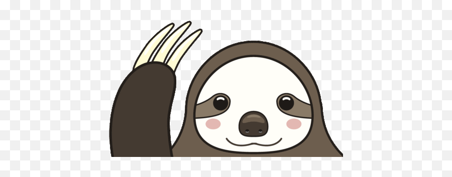 Top Funny Rape Sloths Stickers For Android U0026 Ios Gfycat - Sloth Cartoon Gif Transparent Emoji,Ghost Msn Emoticon