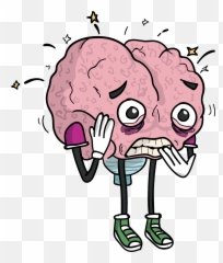 Spiegeloog - Anxiety Brain Cartoon Emoji,Emotions And Orgasms