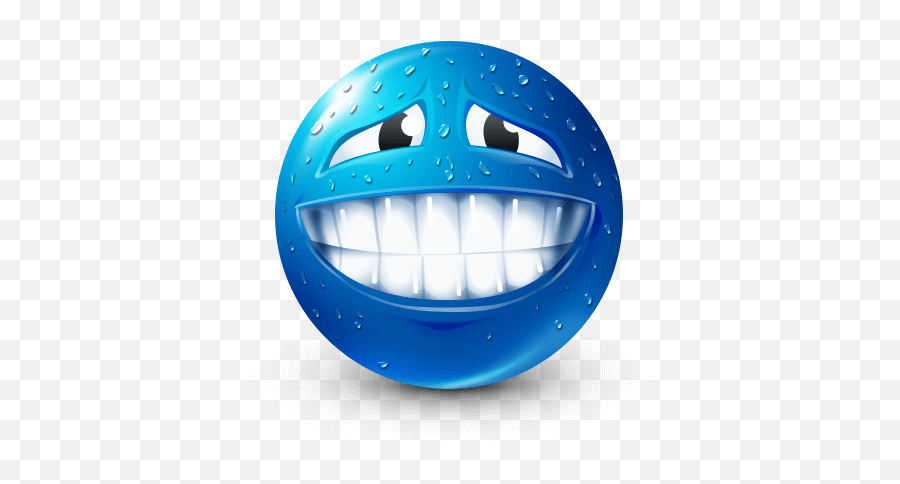 Recover Changehowyoufeel - Blue Emoji Smiling,Worries Emoticon