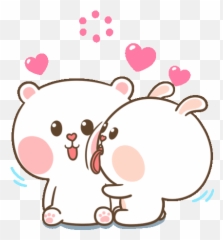 Resultado De Imagen Para Milk Mocha - Animated Cheek Kiss Gif Emoji,Bwa Emoji