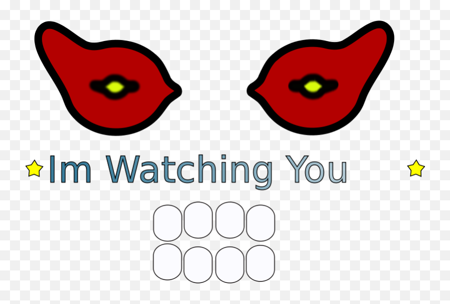 Free Clipart Eyes Logotype Mystica - Dot Emoji,Vector I ' M Watching You Emoticon