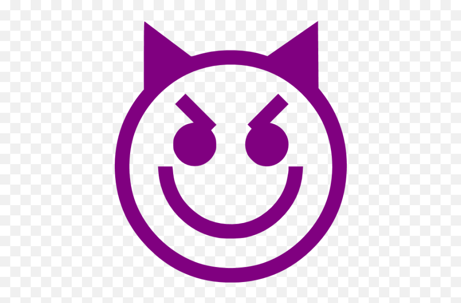 Purple Emoticon 14 Icon - Social Media Friend Or Foe Emoji,What Is A Purple Emoticon