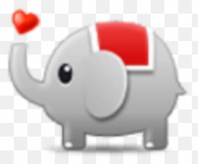 Enimals Elephant Sweet Sticker - Big Emoji,Elephant Emoji