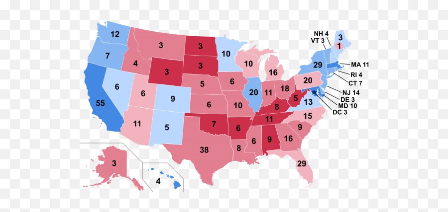 The Stage Has Been Set For An Epic Battle Between Red States - Electoral College Votes Emoji,Envy/jealousy Emotions Worksheets