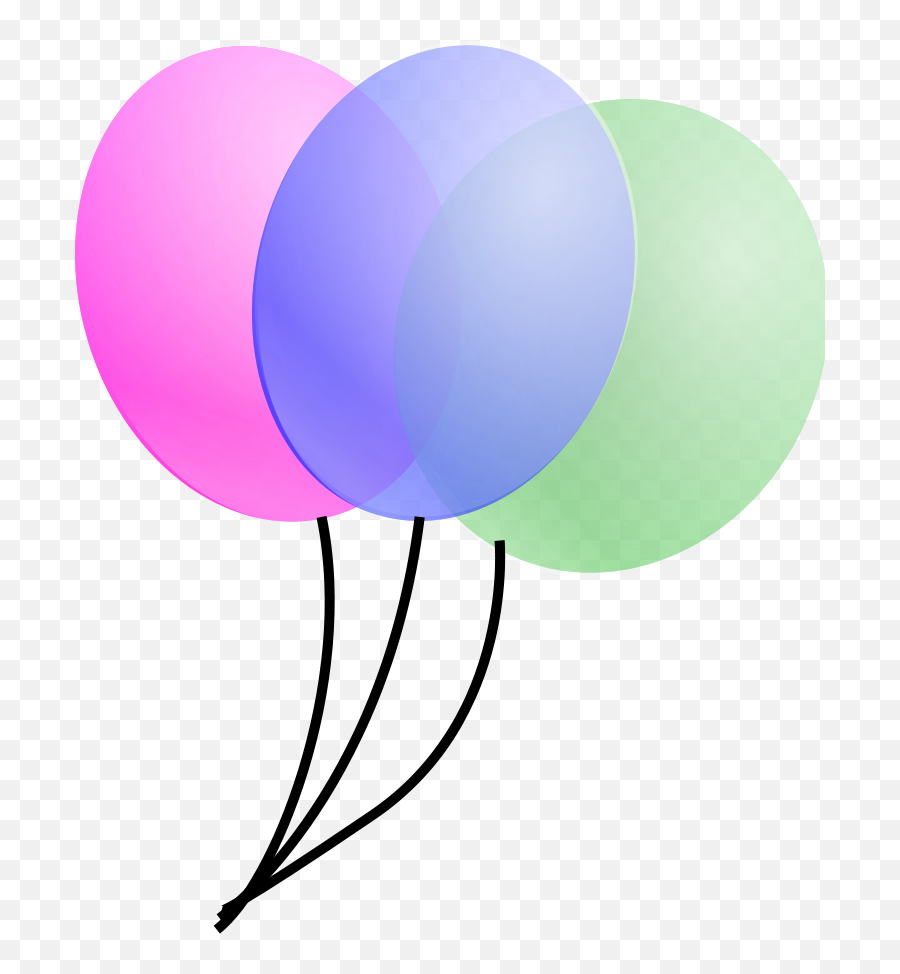Ballon Clipart 3 Balloon Ballon 3 Balloon Transparent Free - Clipart Balloons Vector Free Emoji,In Emoticons Whatdoes Ared Ballon Mean