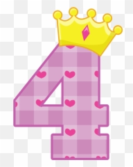 Number 4 Clipart 4th Number 4 4th Transparent Free For - Birthday Printable Number 4 Emoji,4th Of July Emojis