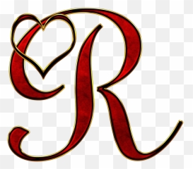 Valentine Capital Letter R Transparent - Capital R Letter Emoji,Fancy Lettering Alphabet Emojis
