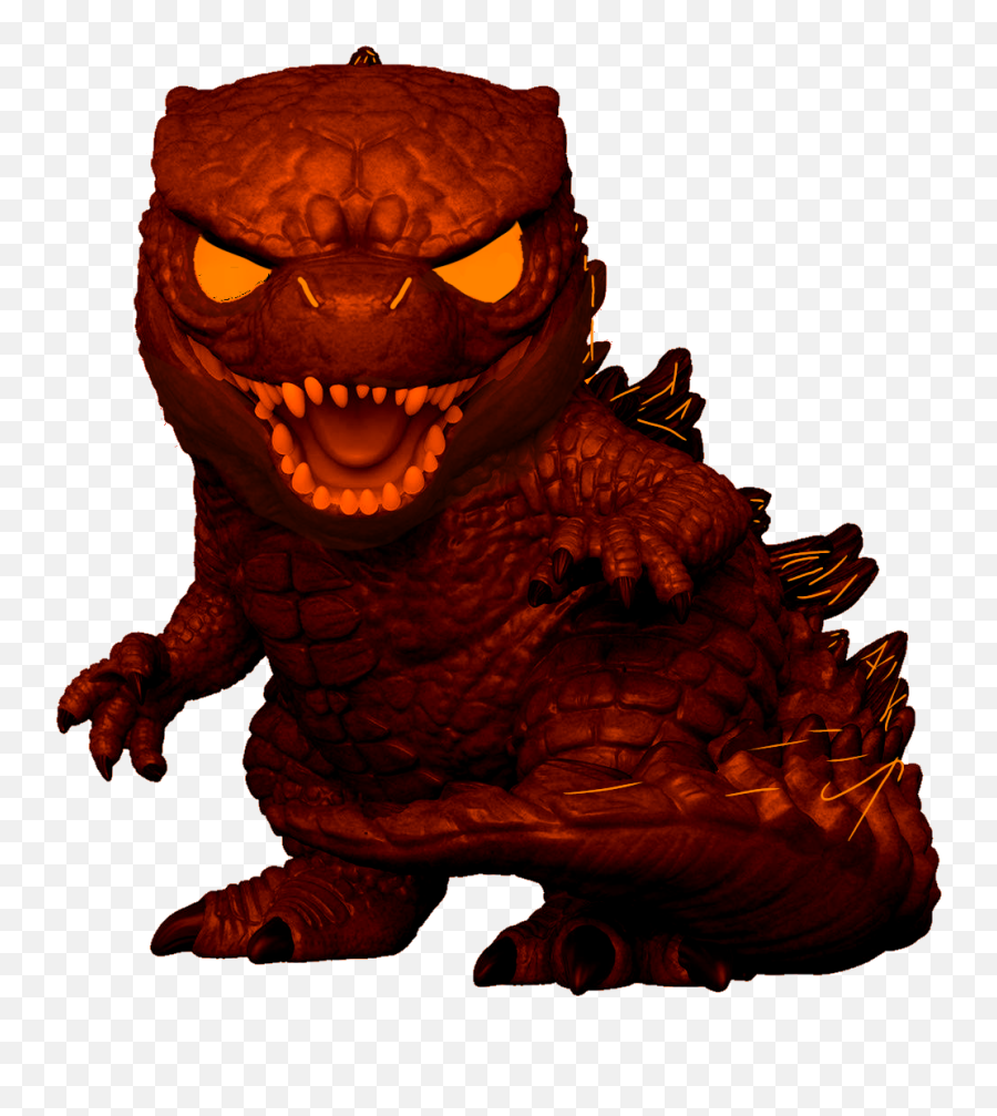 Fire Godzilla Funko Pop Concept Let Me - Godzilla 10 Inch Funko Emoji,Ghidora Emoticon Animated