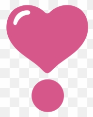 Heart Exclamation Emoji - Ponto De Exclamação De Coração,Exclamation Emoji