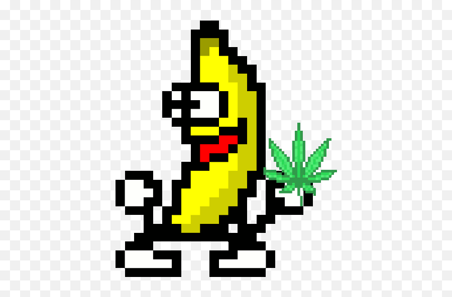Dancing Banana Man By John Baker - Gif Peanut Butter Jelly Time Pixel Art Emoji,Dancing Banana Emoticon Rich