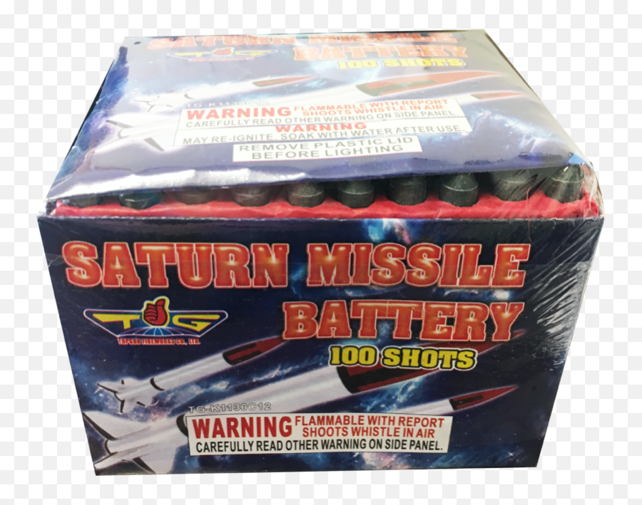 Saturn Missile Battery U2013 100 Shot - Firecracker Emoji,Missile Emoticon