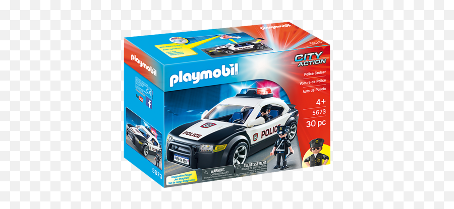 Products - Playmobil Police Car Amazon Toys Emoji,Car With A Box With A Mask Emoji