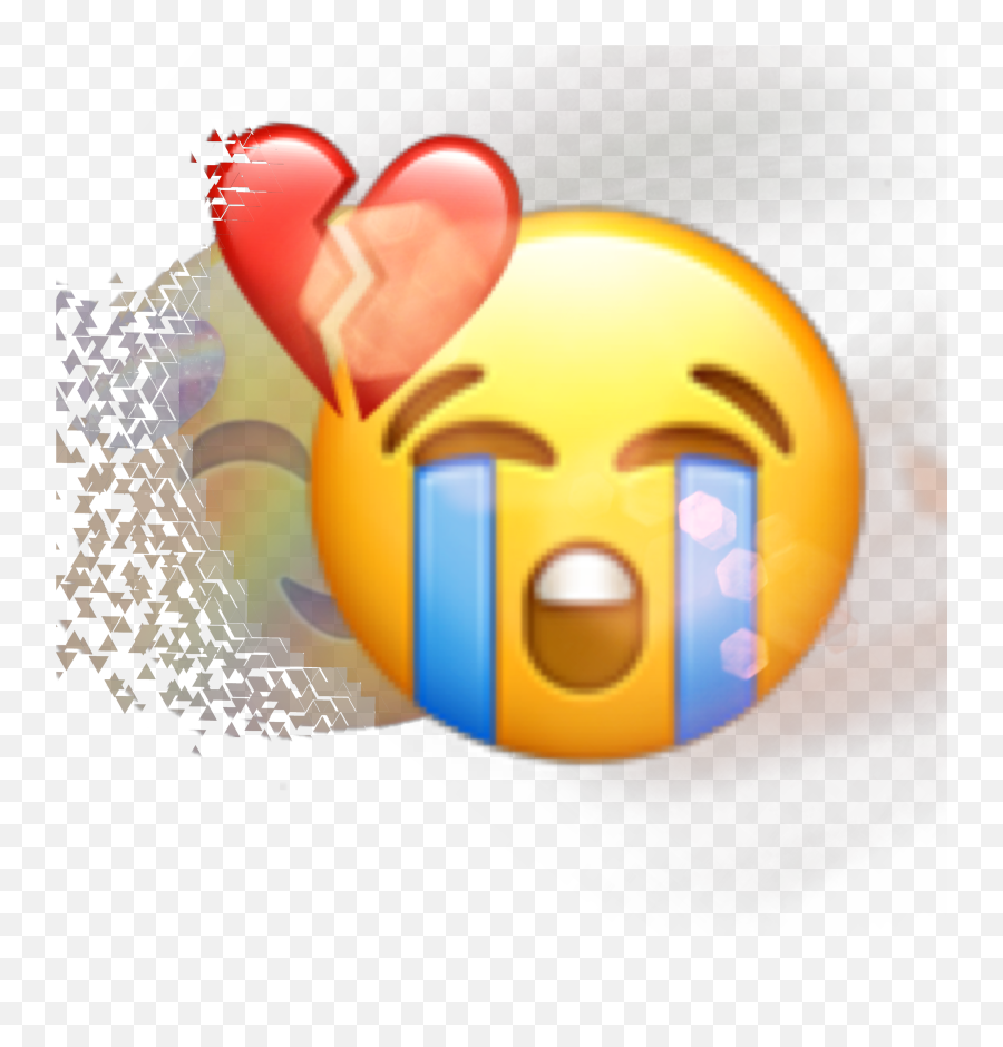 Today I Got Sticker - Crying Sad Depressed Emoji Gif,U V U Emoticon