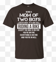 Funny Saying Being A Mom Of Two Boys T - Unisex Emoji,Unicorn Emoji Mom Saying