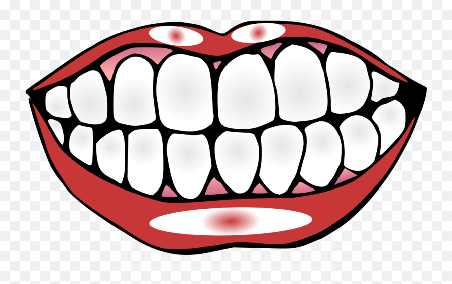 Mouth And Teeth Png Svg Clip Art For Web - Download Clip Emoji,Mouth Open Tongue Out Emoji