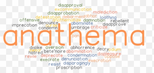 Anathematized Synonym - Vertical Emoji,Disapprove Emoji
