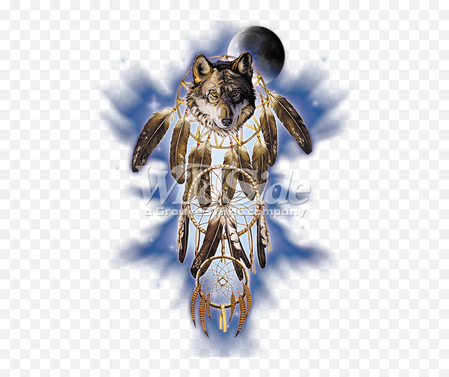 Download Wolf Dream Catcher Space - Mighty Skins Skin Decal Emoji,Dreamcatcher Animal Emojis