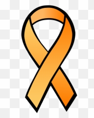 Ribbon Satin Orange - Horizontal Emoji,Orange Ribbon Emoji