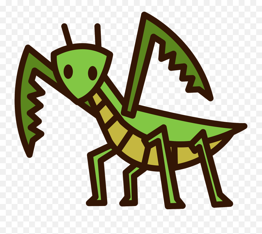 Mantis Insect Clipart - Fictional Character Emoji,Mantis Emoji