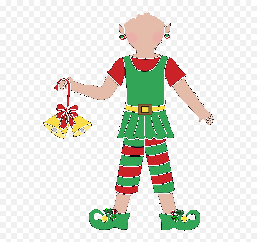 Christmas Elf Girl Fill In The Blank Thank You Note - Portable Network Graphics Emoji,Blank Emoji Invitations