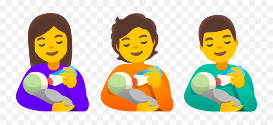 Gender Like Language Is Fluid - Sharing Emoji,Fascinated Emoji