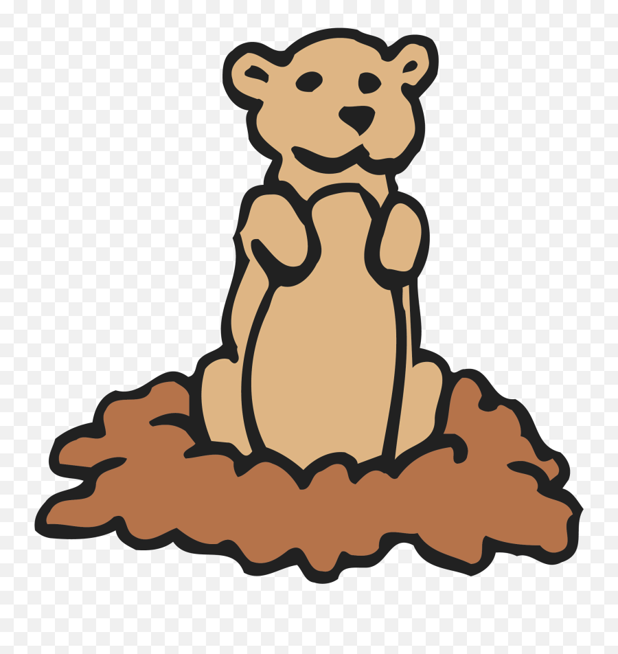 Free Cartoon Groundhog Pictures - Prairie Dog Clipart Emoji,Woodchuck Emoji