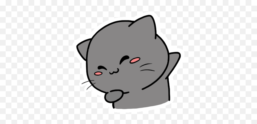 Top Cats Dabbing Stickers For Android - Dabbing Cat Gif Emoji,Drooling Emoji Gif
