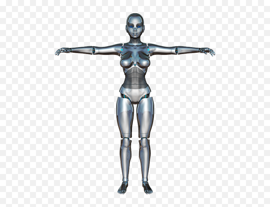 Girl Android Woman Cyborg Robot - Robot Woman Png Emoji,Mmd Poses Emotions