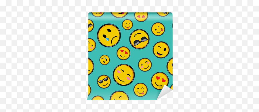 Cute Emoji Designs Seamless Pattern Wall Mural U2022 Pixers - We Live To Change Imagenes Lindas De Emojis,Nice Emoji